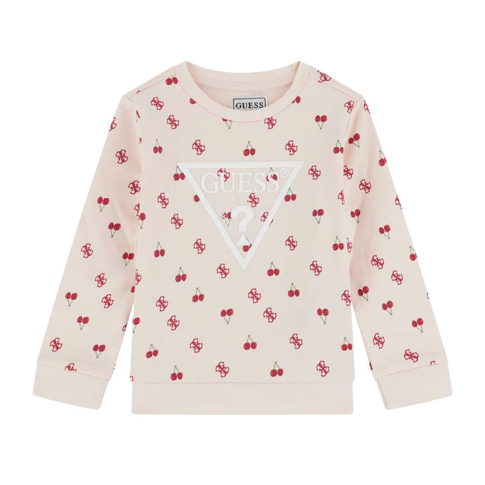 Pink Cherry Sweat Top & Legging Set