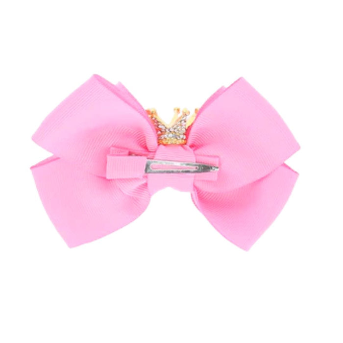 Pink Crown Bow