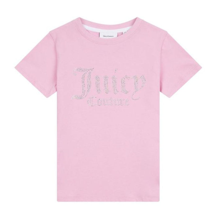 Pink Diamante Logo T-shirt