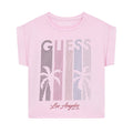 Pink Diamanté Palm Logo T-Shirt