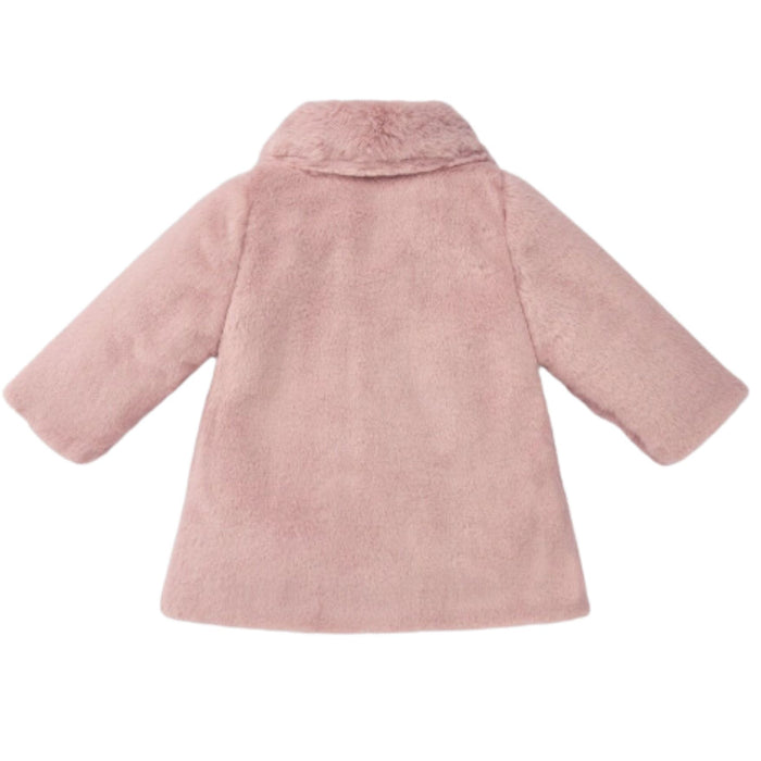 Pink Faux Fur Coat