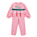 Pink Frilled "Love" Tracksuit