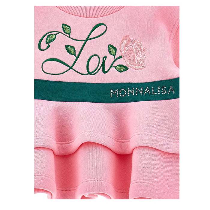 Pink Frilled "Love" Tracksuit