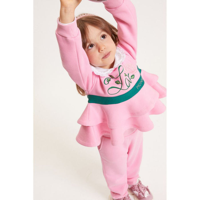 Pink Frilled "Love" Tracksuit