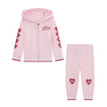 Pink Glitter Hearts Tracksuit