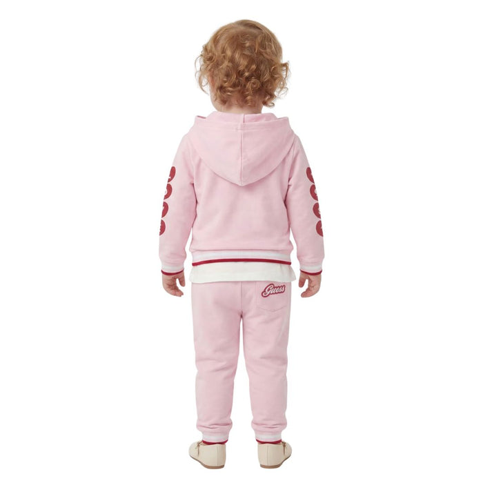 Pink Glitter Hearts Tracksuit