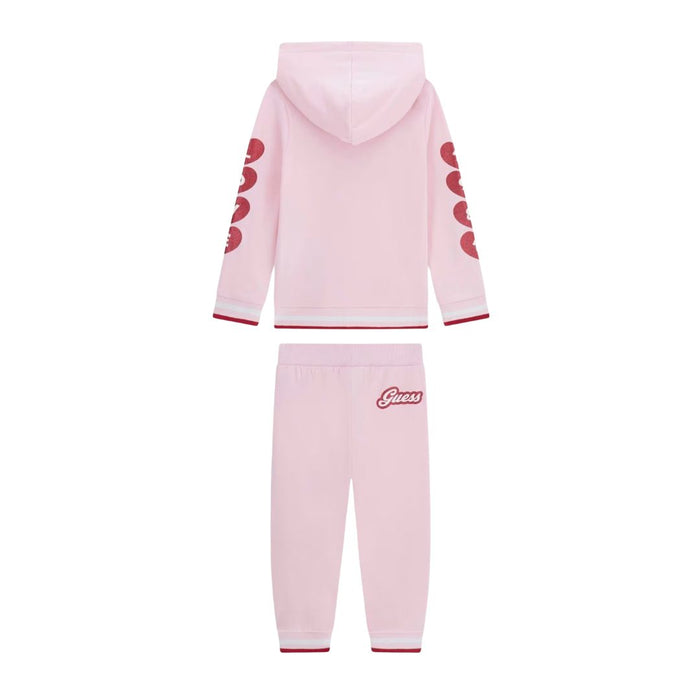 Pink Glitter Hearts Tracksuit