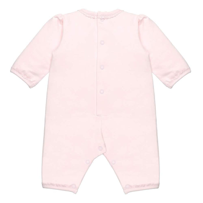 Pink Heart Footless Babygrow & Headband