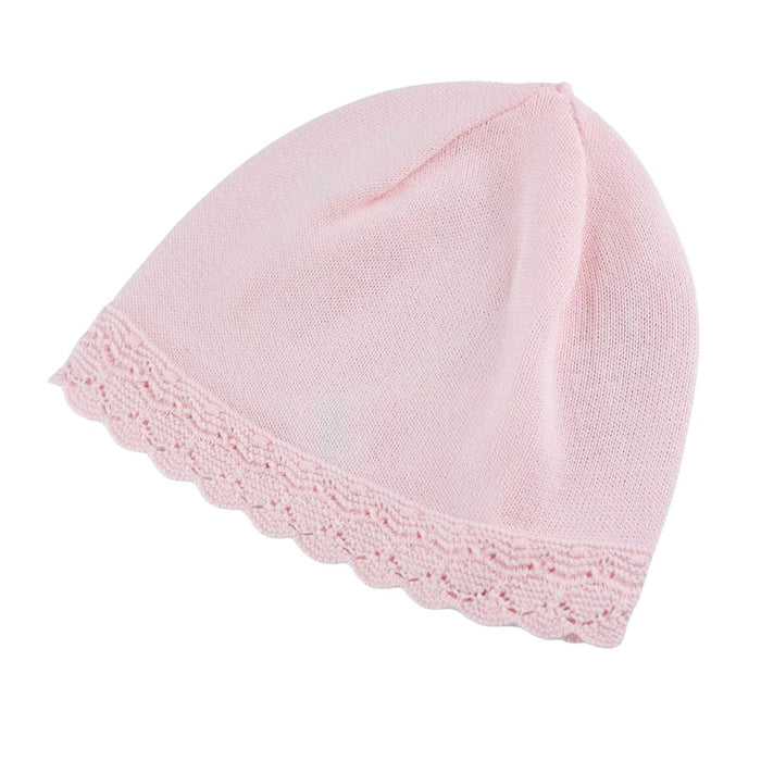 Pink Knitted 2 Piece & Hat