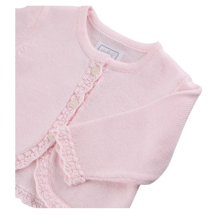 Pink Knitted Cardigan