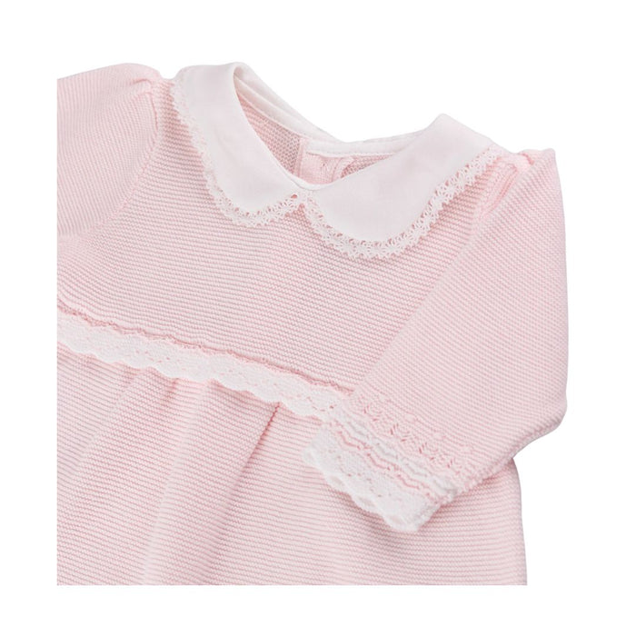 Pink Knitted Dress & Tights