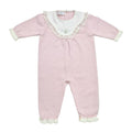 Pink Knitted Lace All In One