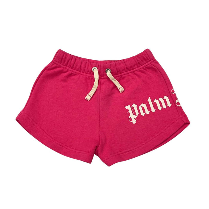 Pink Logo Sweat Shorts