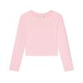 Pink Long Sleeve Diamante Top