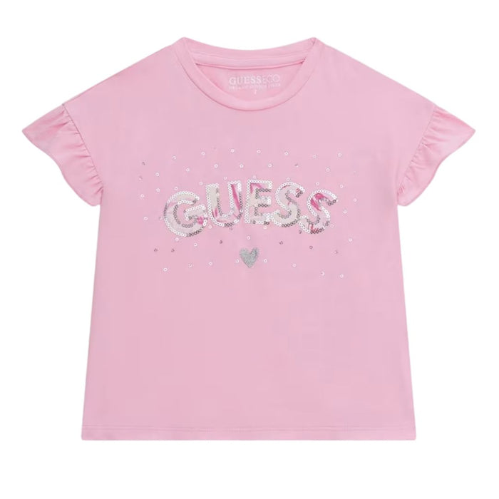 Pink Palm Shorts & T-Shirt Set