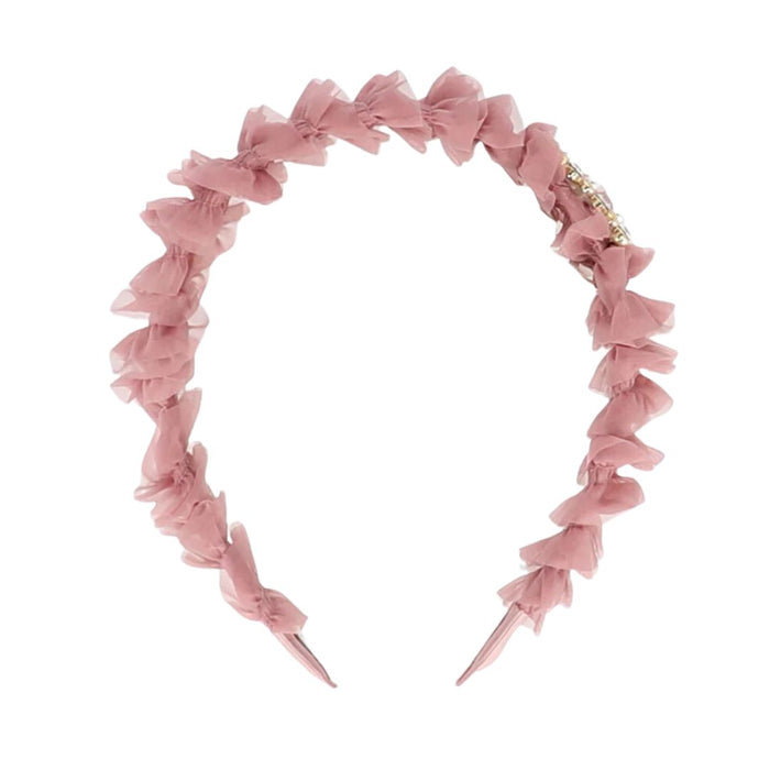 Pink Ruffle 'Rae' Headband