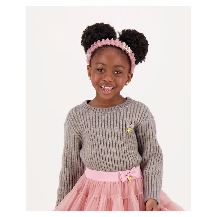 Pink Ruffle 'Rae' Headband