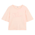 Pink Script Tonal Logo T-Shirt