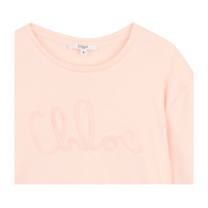 Pink Script Tonal Logo T-Shirt