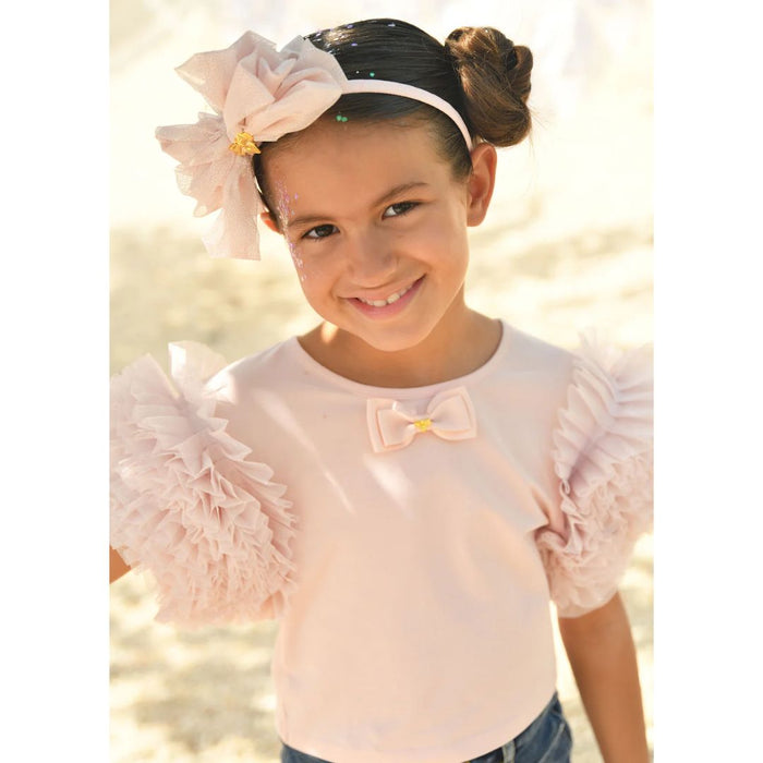 Pink Sparkle Tulle Headband
