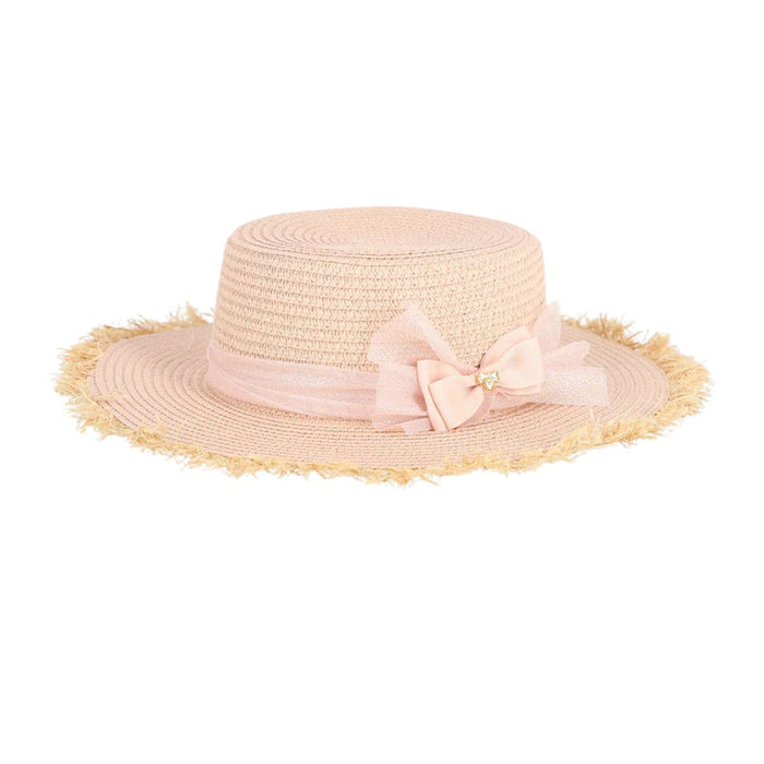 Pink Straw Hat