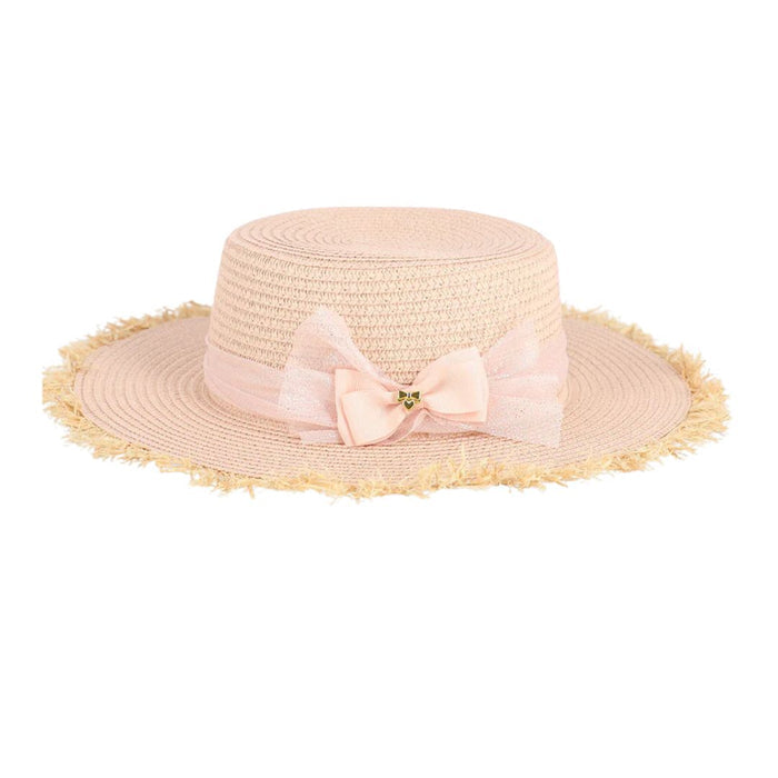 Pink Straw Hat