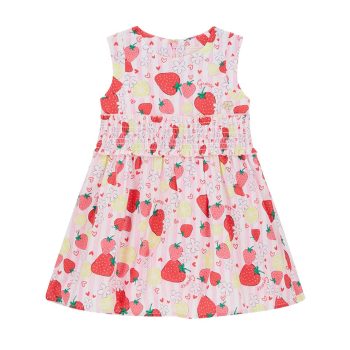 Pink Strawberries Dress