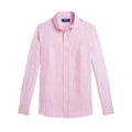 Pink Striped Linen Shirt
