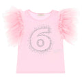 Pink 'Taylor' Diamante Birthday Number T-Shirt