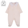 Pink Teddy Collar Babygrow