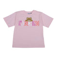 Pink Teddy & Multicolour Logo T-Shirt