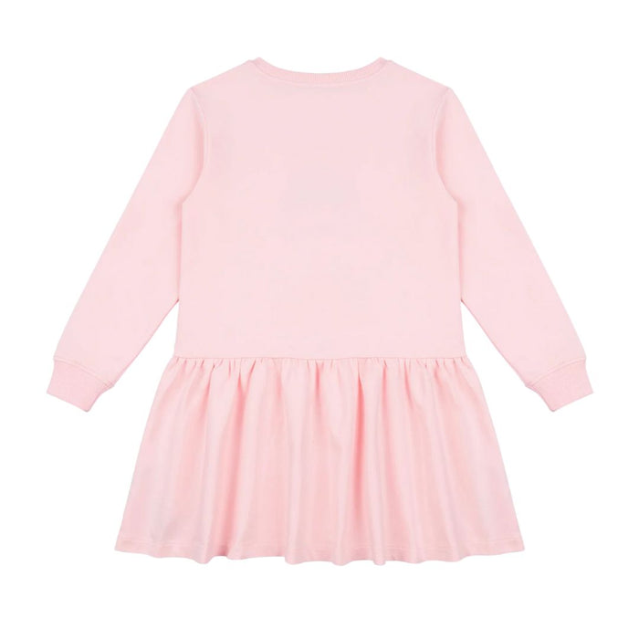 Pink Teddy & Sequin Bow Dress