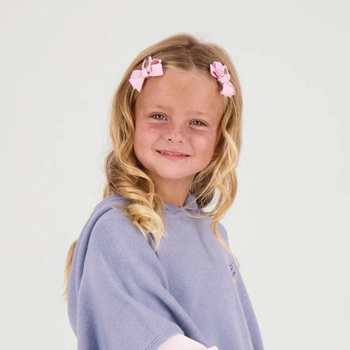 Pink Two Pack Bow Clips
