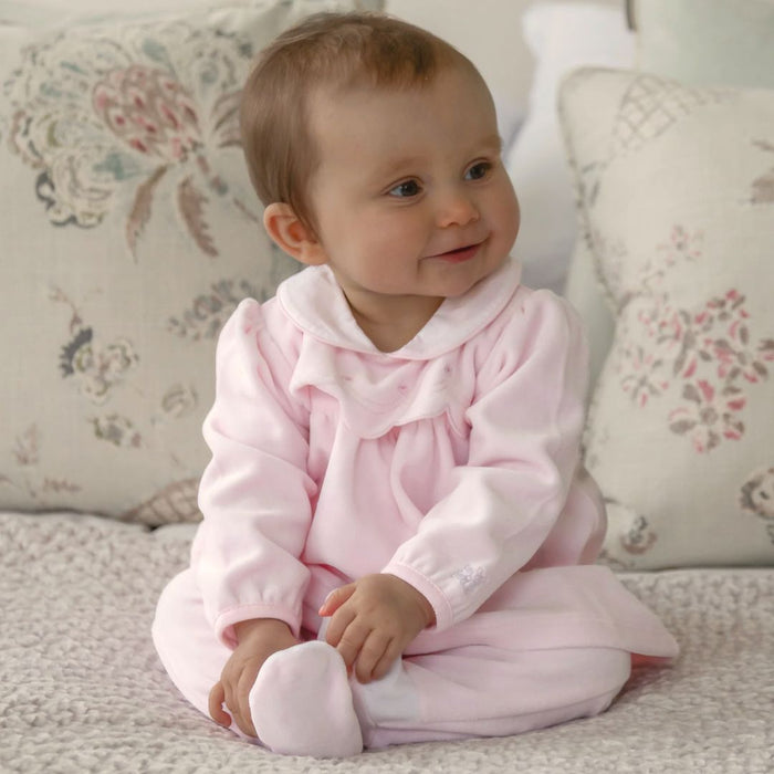 Pink Velour 2 Piece Set