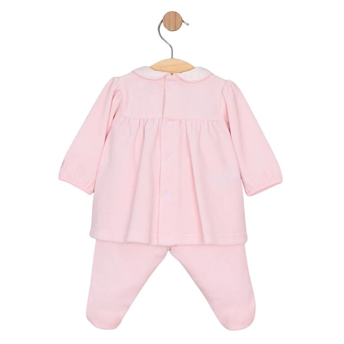 Pink Velour 2 Piece Set