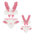 Pink & White Bows Bikini