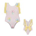 Pink & White Porto Rico Ice Cream Swimsuit
