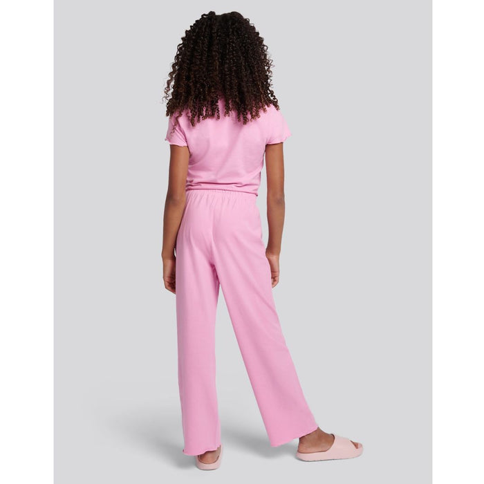 Pink Wide Leg Lounge Set