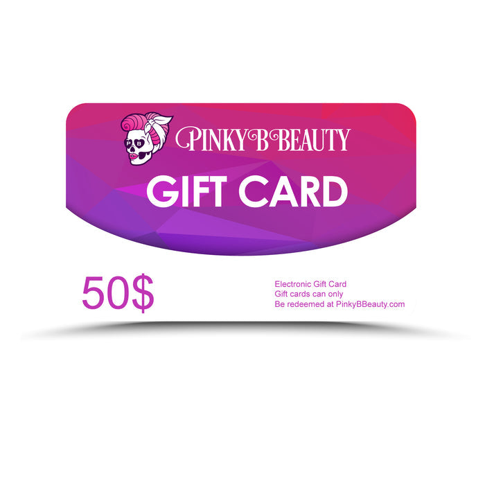 PINKY B BEAUTY GIFT CARD