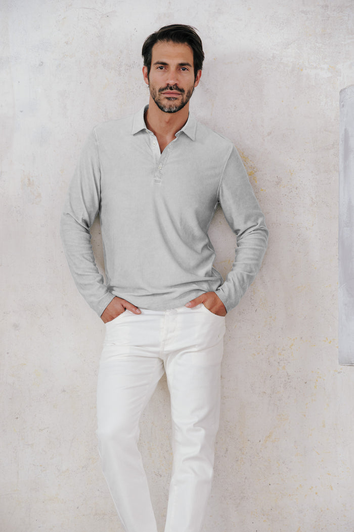 Pitt Polo Slim - Marmo