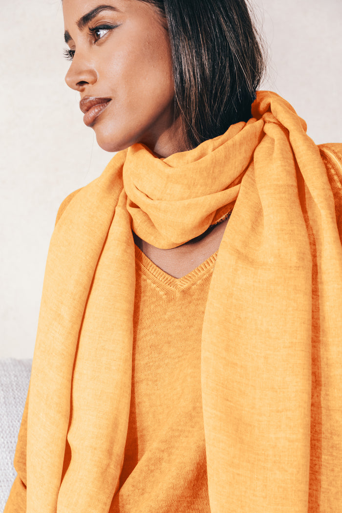 Piuma Scarf in Apricot