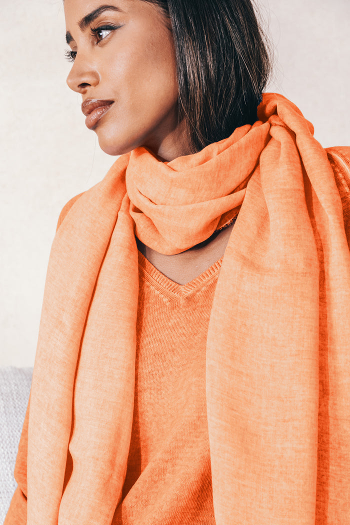 Piuma Scarf in Bellini