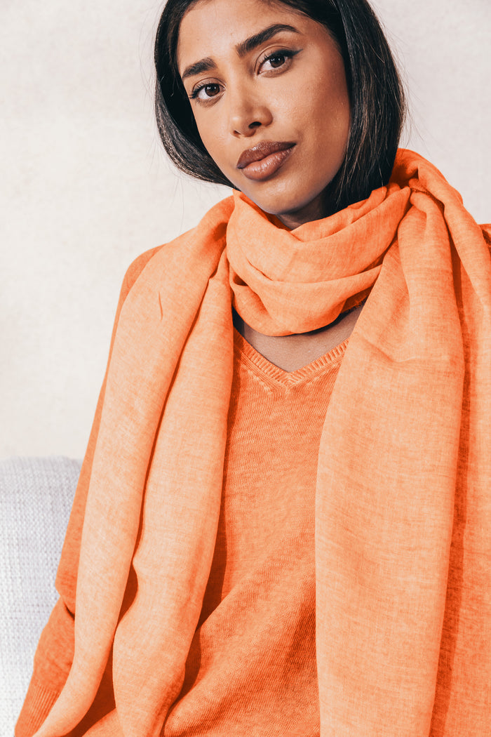 Piuma Scarf in Bellini