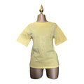 Playera Con Pedrería Amarillo LC