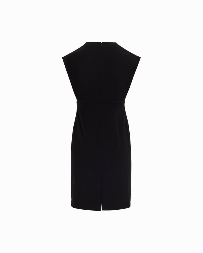 Anne Klein Pleated Bodice Sheath Dress