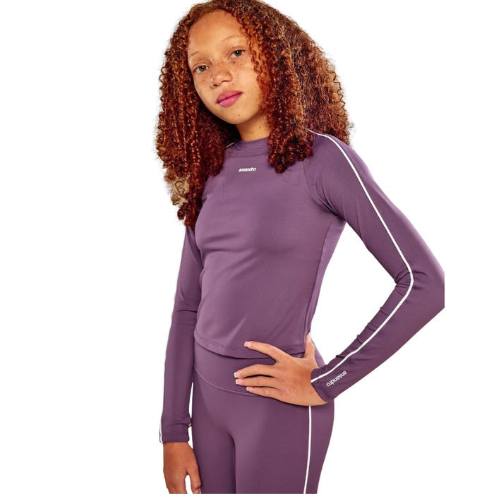 Plum LS Top & Leggings Set