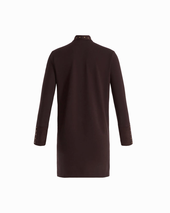 Anne Klein Plus Size Long Sleeve Open Neck Heatset Knit Cardigan