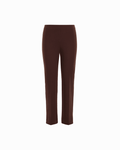 Anne Klein DARK CHOCOLATE Plus Size Straight Ankle Hollywood Waist Pant