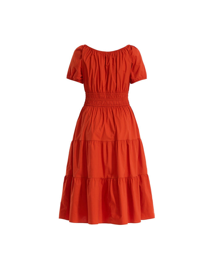 Anne Klein Plus Size Tiered Short Sleeve Dress