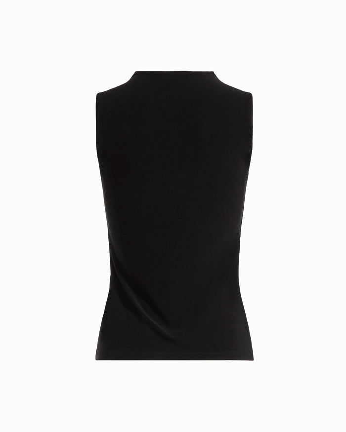 Anne Klein Plus Size V-Neck Lace Trim Top